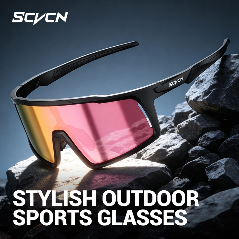 Fishing Sunglasses Polarized - แว่นกันแดดโพลาไรซ์สำหรับปั่นจักรยานกลางแจ้ง SCVCN รุ่นใหม่ แว่นตาสำหรับเดินป่า ผู้ชาย แว่นตาปั่นจักรยาน