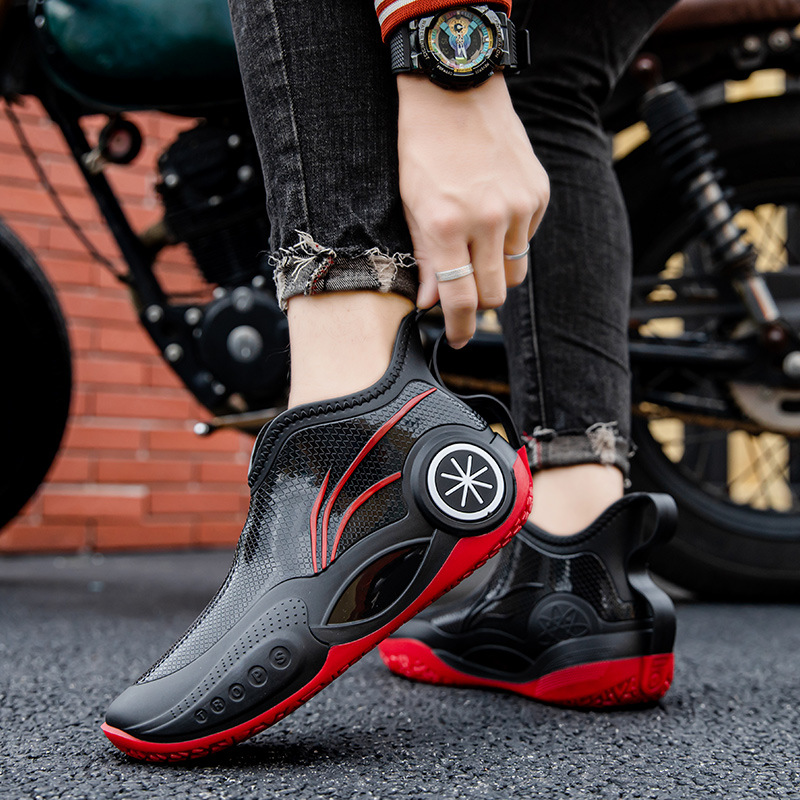 Fishing Boots - 2026 รองเท้ากันฝนแฟชั่นสำหรับผู้ชาย รองเท้าตกปลากันลื่นกลางแจ้ง รองเท้าทำงานในครัว รองเท้าทำงานที่ใส่สบายสำหรับทุกเพศ